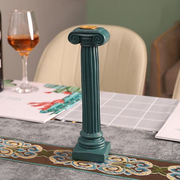 Ljusstake Roman Column Ljusstake GRÖN green