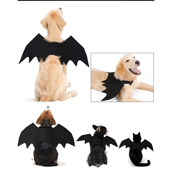Lemmikki Halloween Cape Bat Wings M M