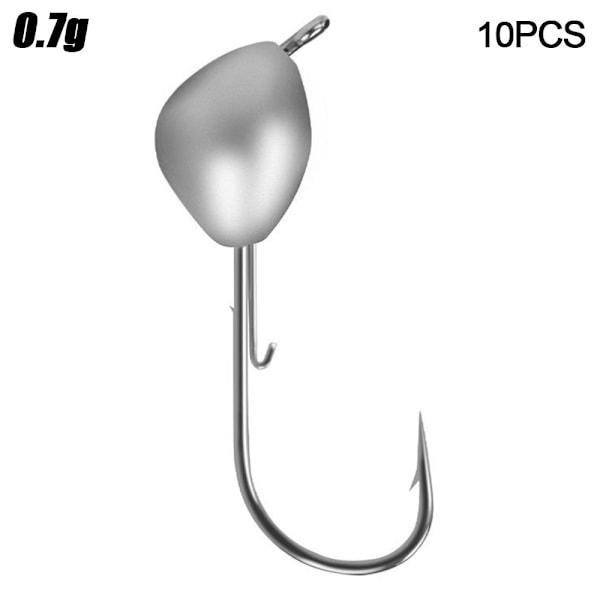 0,7/1,0/1,8/2,5/3,5/5g Blyhoved Krog Jigging Agn 0,7G 0,7G 0.7g
