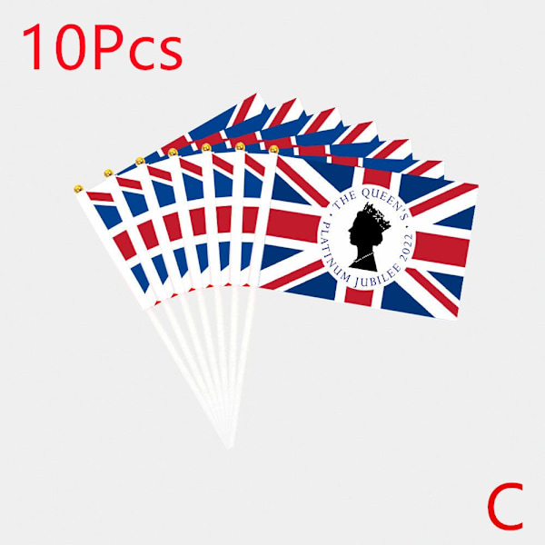 Platinum Jubilee Bunting Union Jack 10PCSC C 10pcsC