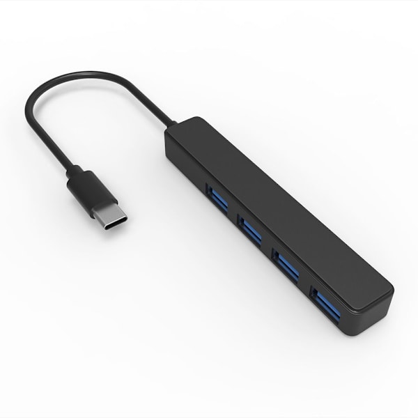 USB -keskitin 4-porttia MUSTA-TYYPPI-C-HUB MUSTA-TYYPPI-C-HUB Black-Type-C Hub