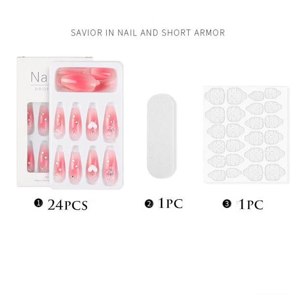 24st False Nail Full Cover P013-2 P013-2 P013-2
