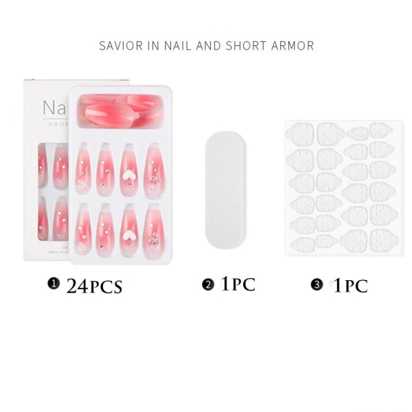 24st False Nail Full Cover P014-2 P014-2 P014-2