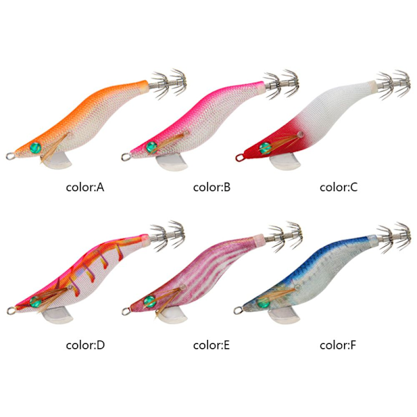 kudos Squid Hook Octopus Bait COLOR D COLOR D Color D