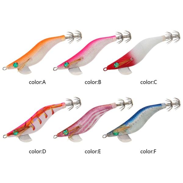 kudos Squid Hook Octopus Bait COLOR E COLOR E Color E