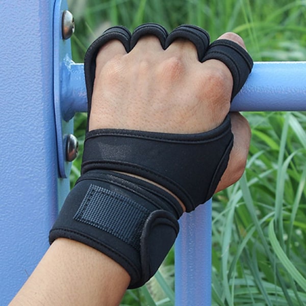 Gym Handskar Handledsträning Fitness RÖDA L Red L