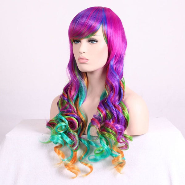 Kvinder Parykker Klovn Wear Anime Multi-Color