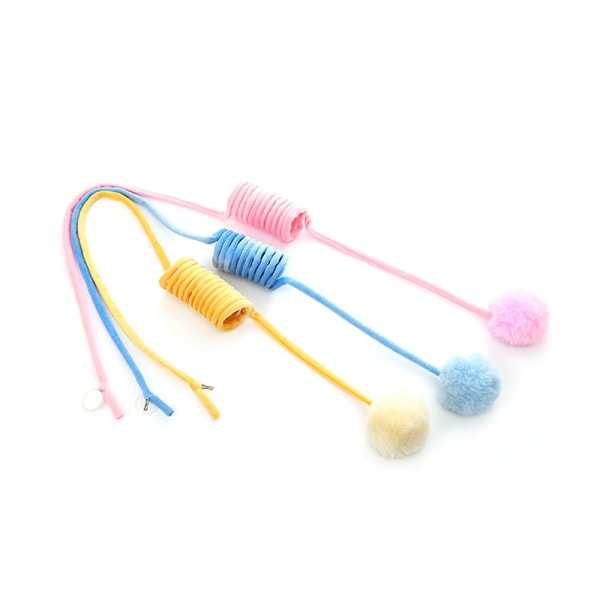 Pet Cat Teaser Lelut Self-Happy KELTAINEN 2 2 yellow 2-2