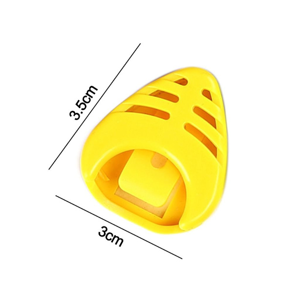 20st Guitar Pick-hållare Plast Stick-on Guitar Pick- case Random Color