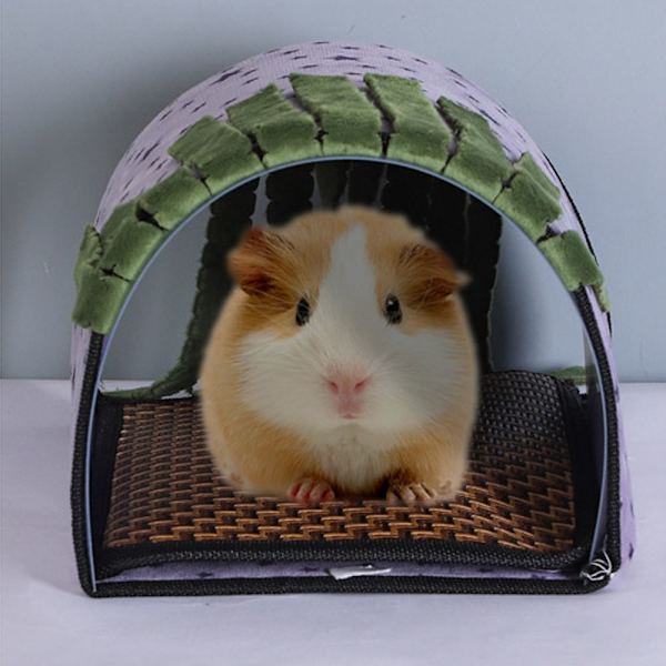 Lemmikkitupsutunnelihamsterinpesä VIHREÄ green
