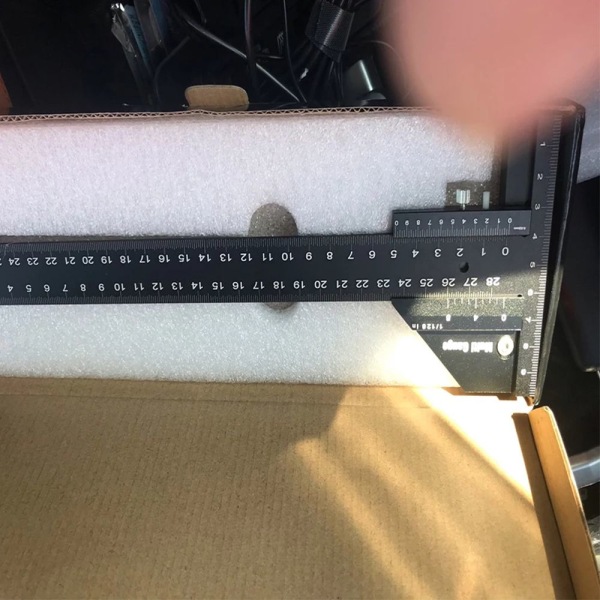 Trebearbeiding Glidemåler Ribbing Måleverktøy TYPE A Type A (0-280)mm
