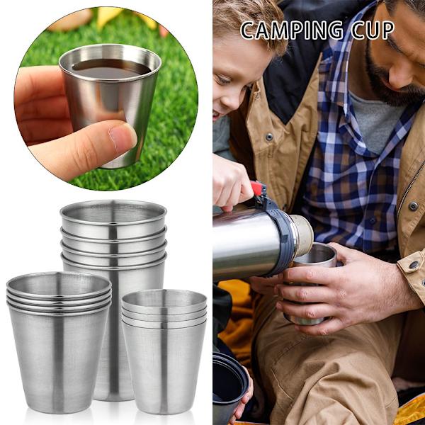 4 st Resekoppar Set Camping Cup Mugg L L