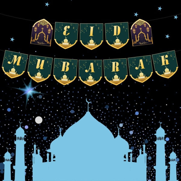 Eid Mubarak Banner Eid al-Fitr Party A A