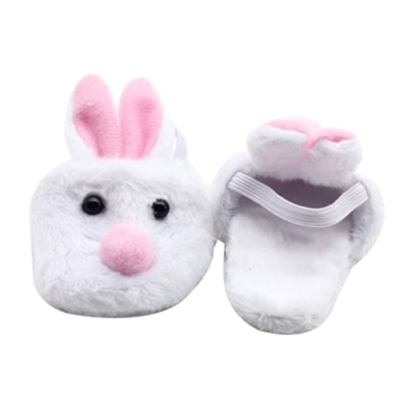 Docka Skor Tofflor White Bunny
