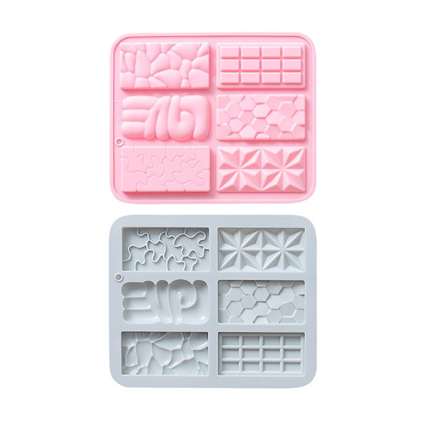 Vohveli silikonimuotti mould MOLD STYLE 1 STYLE 1 pink style 1-style 1