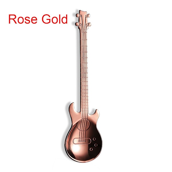 Kaffeskjeer Gitar Shape ROSE GULL rose gold