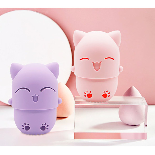 Powder Puff Blender CASE purple