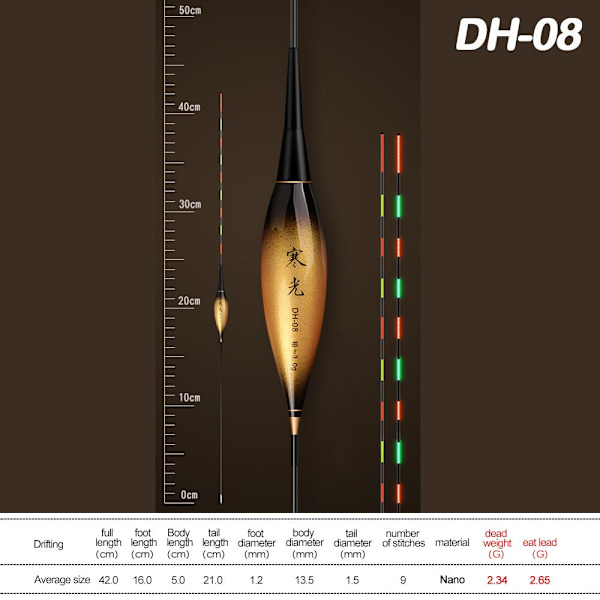 Rocky Fishing Lure Float Floats Bobbers DH-08 DH-08 DH-08