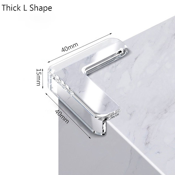 4st Hörnskydd Kantskydd TJOCK L-FORM Thick L Shape