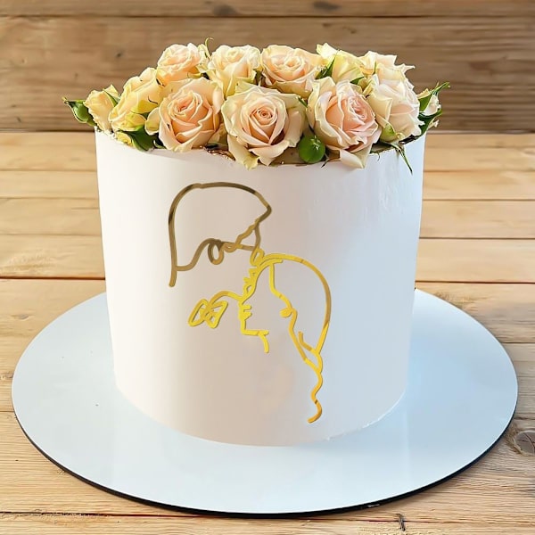 Cake Toppers Abstract Lovers TYYPPI 1 TYYPPI 1 Type 1
