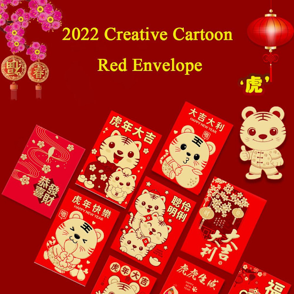 Punaiset kirjekuoret HongBao STYLE 4 STYLE 4 Style 4