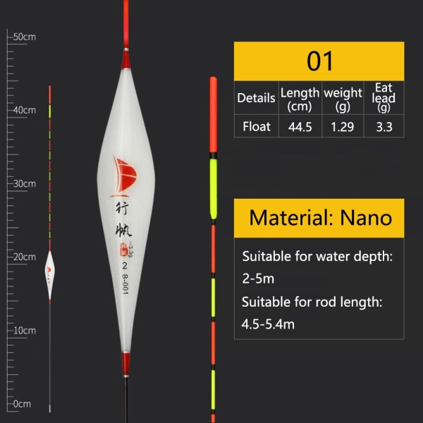 Fishing Float Tail Vertical Float 01 01 01