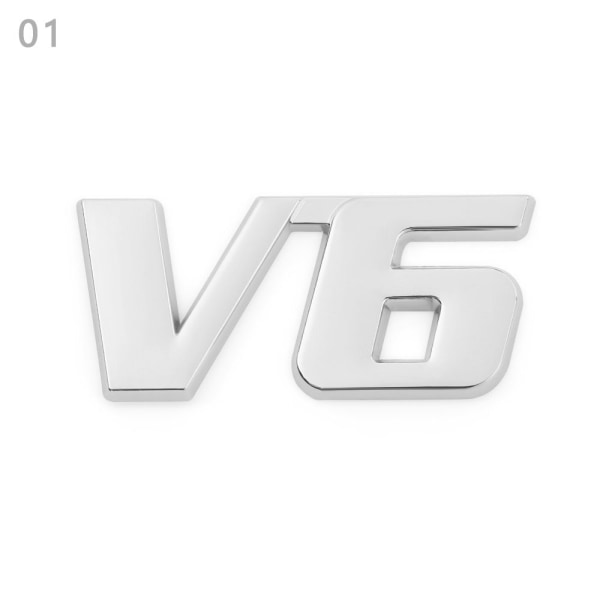 3D Auto Decal Bil Klistermærke Bagagerumsdæksel V6 V6