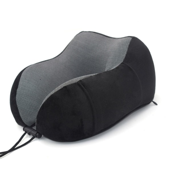 U-formede puder Memory Foam SORT black