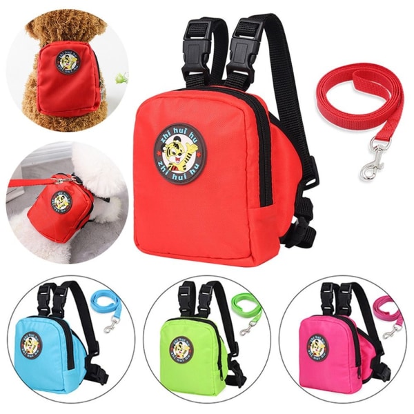 Dog Self ryggsekk Pet Rullesekk GREEN S green S