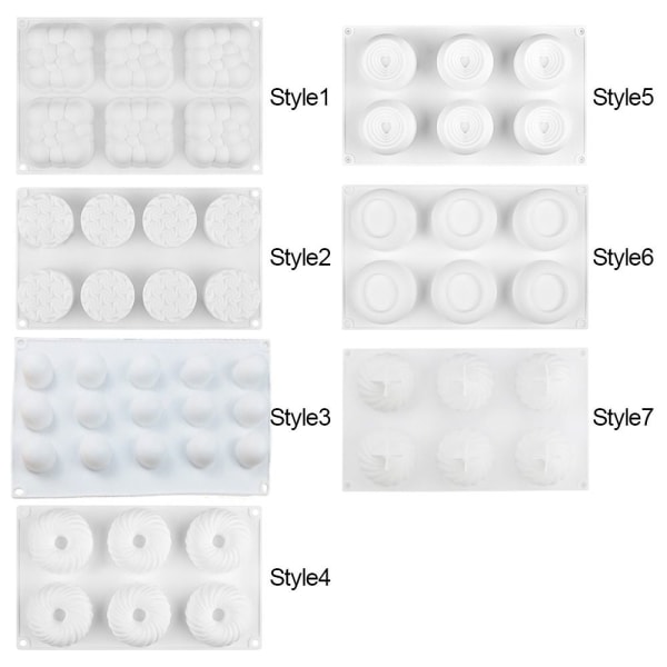 Silikoneforme til tipning af sukkerform STYLE 3 STYLE 3 Style 3