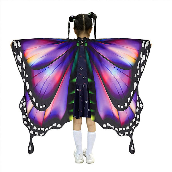 Sommerfuglekappe Butterfly Wings sjal 05 05 05