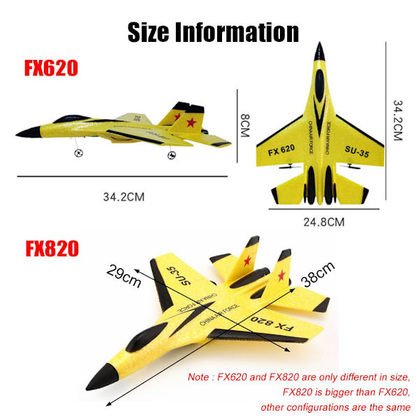 FX-620 FX820 SU-35 RC -kaukosäätimelle BLUE FX820 Blue FX820-FX820