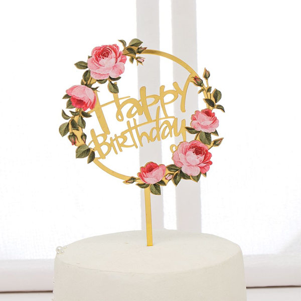 Cake Toppers Tillykke med fødselsdagen 2 2 2