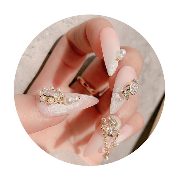 Nail Art Diamond Bear Bow 16 16 16