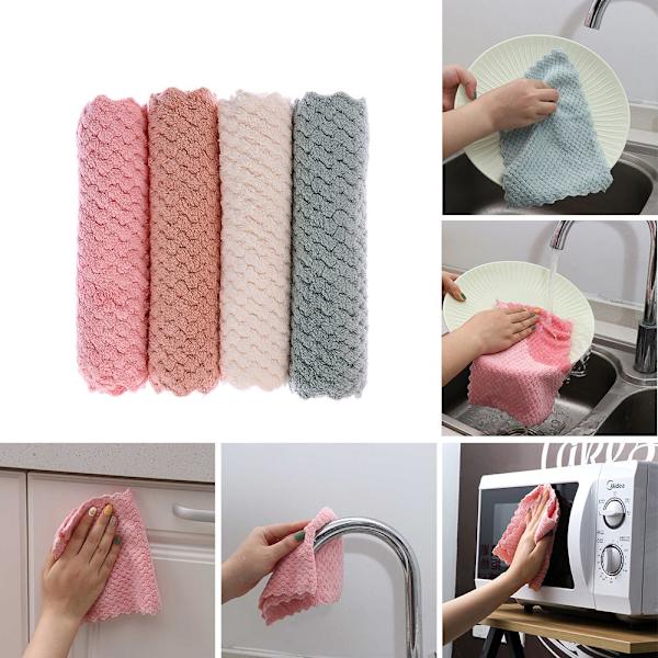 1/3 STK Renseklut Vaskehåndkle Rensefiller APRIKOS 3 STK Apricot 3PCS