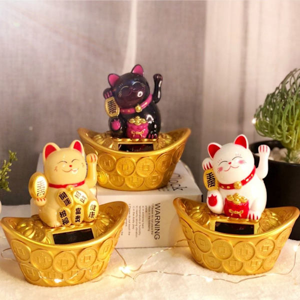 Lucky Cat Form skakar händer Lucky Cat GUL Yellow