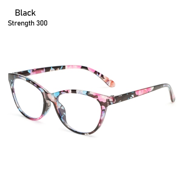 Lesebriller Anti-Blue Light Eyeglasses BLACK STRENGTH 300 Black Strength 300
