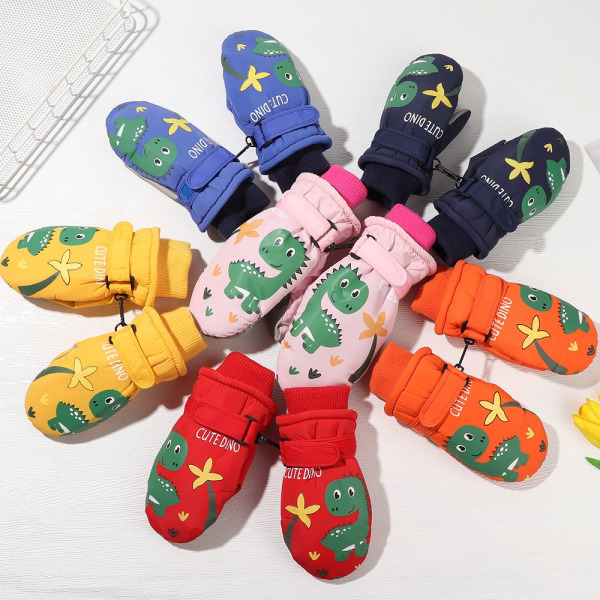 Barn Skidhandskar Långärmad vante NAVY 3-7 ÅR navy 3-7 years old