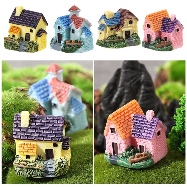 Mini Castle Small House SET-4KPL SET-4KPL SET-4Pcs