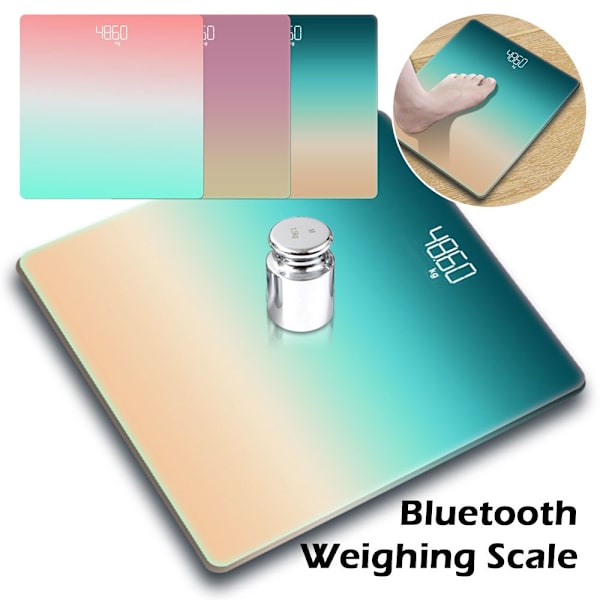 Bluetooth-vekt Smart elektronisk vekt GRØNN Green