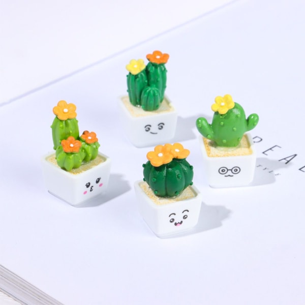 Miniature Cactus Bonsai Simuleringssukkulenter i potte TYPE 1 Type 1