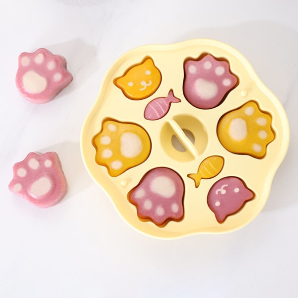 Silikon Form Cat Paw GUL yellow