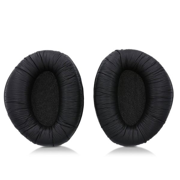 2 st/1 par öronkuddar utbytes hörlurar i läder läder hörlurar Leather Earpad