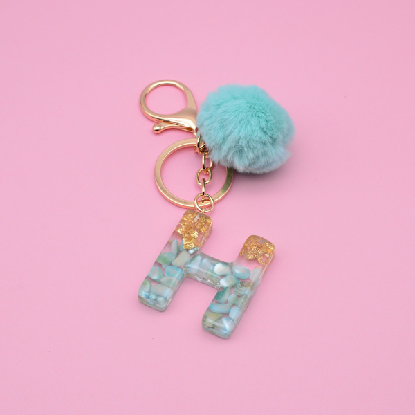 Letter Keychain Alphabet Avaimenperä A A A