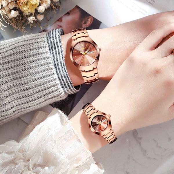 Naisten watch Quartz-rannekello ROSE GOLD WOMEN rose gold women