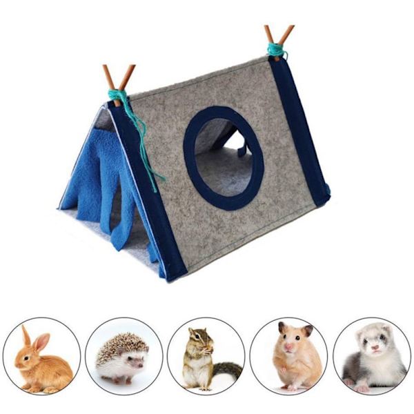 Litet Pet Nest Filt-tält BLÅ S blue S