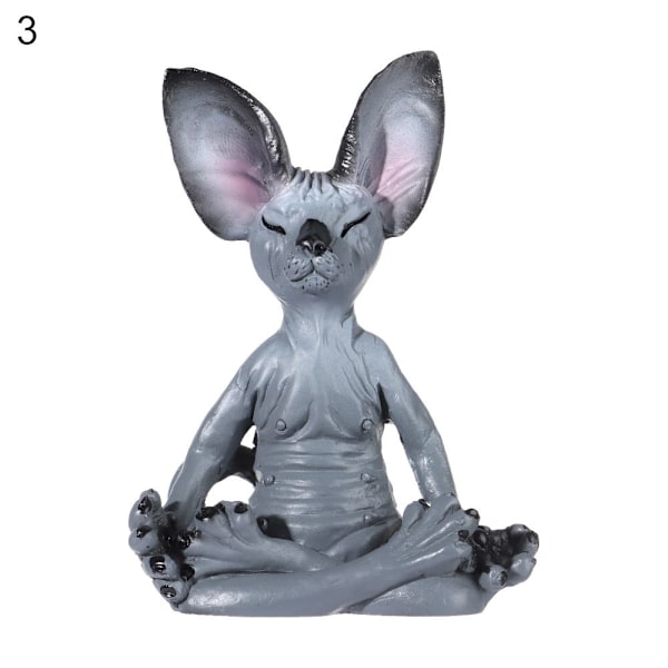 Sphynx Cat Meditere samleobjekt 3 3 3