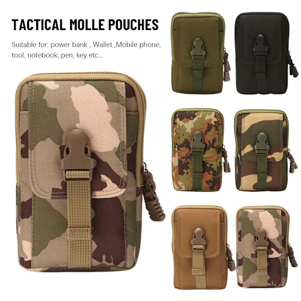 Tactical Molle-påsar Liten ficka 2 2 2