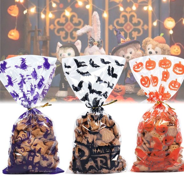 50 kpl Halloween karkkipussi paketti lahja WITCH WITCH Witch
