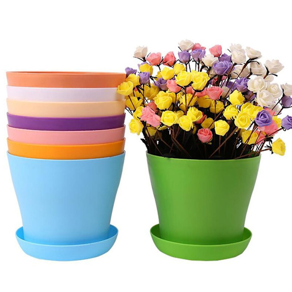 Urtepotter med Bakke Blomsterpotter & Plantekasser WHITE XL White XL
